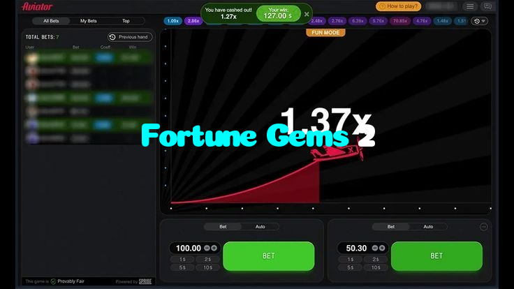 Fortune Gems 2 casino presented on mobile device in Pakistan with slots and live games